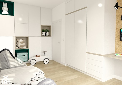 Pokój dziecka - Średni biały pokój dziecka dla dziecka dla chłopca, styl nowoczesny - zdjęcie od UNICO