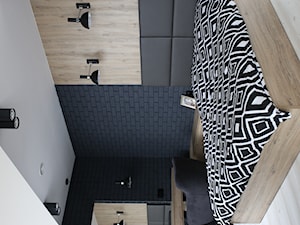 Dom pod Zamościem - Średnia sypialnia na poddaszu, styl nowoczesny - zdjęcie od UNICO