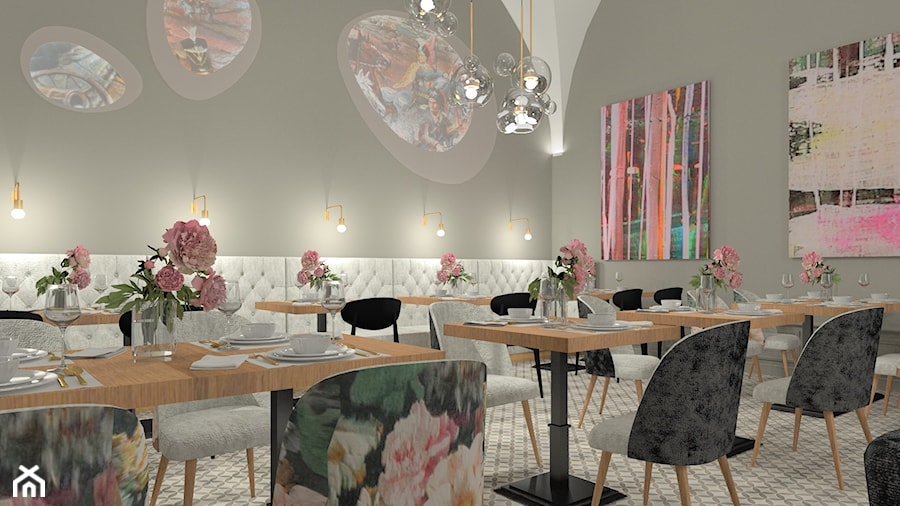 + Wnętrza restauracyjne, TARNÓW, 2019 - zdjęcie od M&M pracownia projektowania wnętrz