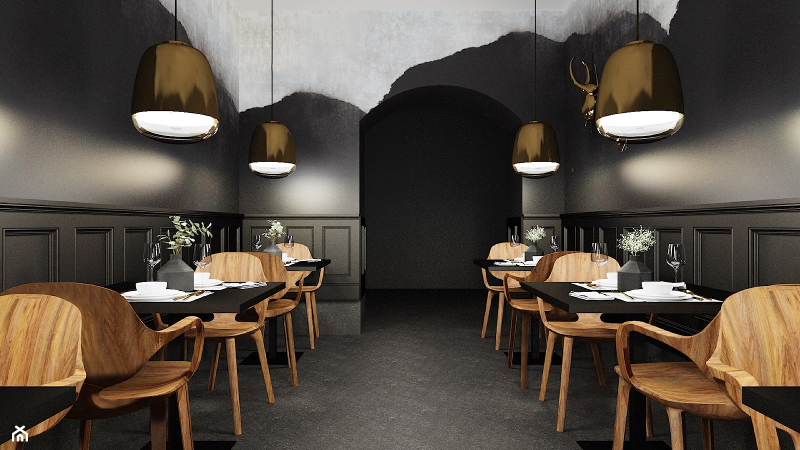 + Wnętrza restauracyjne, KRAKÓW, 2019 - zdjęcie od M&M pracownia projektowania wnętrz - Homebook