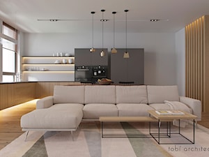 LOOKING AT DNIPRO - Salon, styl nowoczesny - zdjęcie od Tobi Architects
