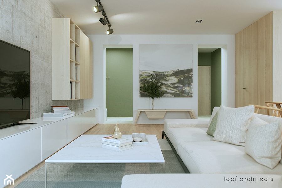 RENT ME - Salon, styl nowoczesny - zdjęcie od Tobi Architects