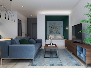 FREE APARTMENT - Sypialnia, styl nowoczesny - zdjęcie od Tobi Architects