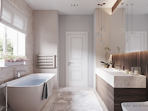 CHERRY MOOD - Średnia łazienka z oknem, styl tradycyjny - zdjęcie od Tobi Architects