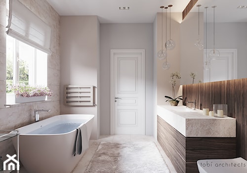 CHERRY MOOD - Średnia łazienka z oknem, styl tradycyjny - zdjęcie od Tobi Architects