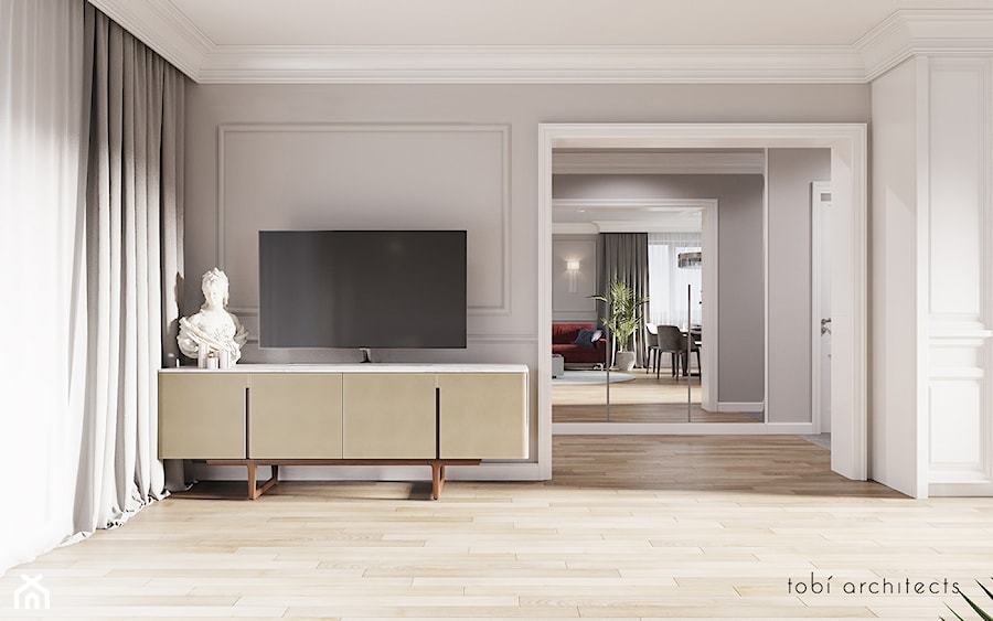 CHERRY MOOD - Salon, styl tradycyjny - zdjęcie od Tobi Architects
