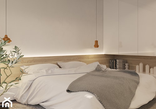 RENT ME - Mała szara sypialnia, styl nowoczesny - zdjęcie od Tobi Architects