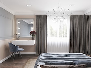 CHERRY MOOD - Średnia beżowa szara sypialnia, styl tradycyjny - zdjęcie od Tobi Architects