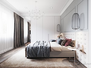 CHERRY MOOD - Średnia biała szara sypialnia, styl tradycyjny - zdjęcie od Tobi Architects