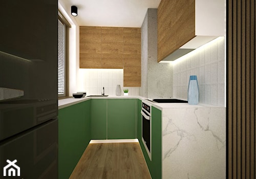 Wnętrze w męskim stylu - Kuchnia, styl nowoczesny - zdjęcie od FLAMINGO DESIGN