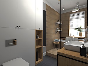 Łazienka z wanną i prysznicem - zdjęcie od sandroom