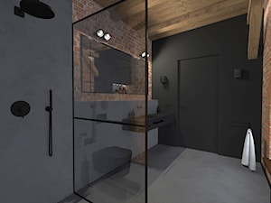 Męski loft w odrestaurowanych koszarach/łazienka - zdjęcie od sandroom