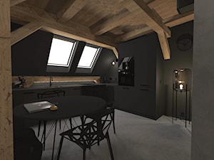 Męski loft w odrestaurowanych koszarach/kuchnia - zdjęcie od sandroom