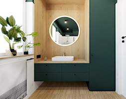 Łazienka z zielenią - zdjęcie od sandroom - Homebook