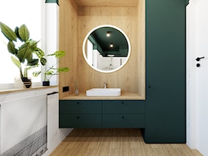 Łazienka z zielenią - zdjęcie od sandroom