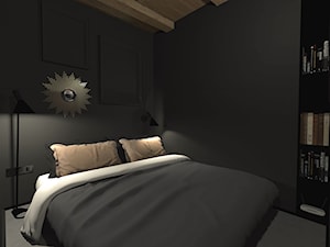 Męski loft w odrestaurowanych koszarach/sypialnia - zdjęcie od sandroom