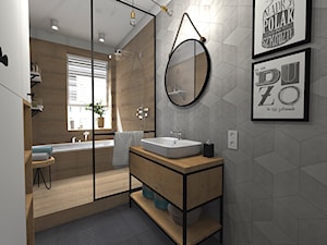 Łazienka z wanną i prysznicem - zdjęcie od sandroom