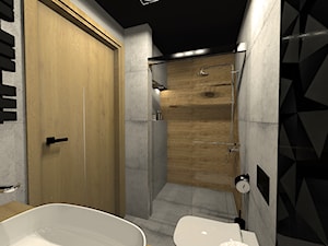 Efektowna łazienka na parterze dla gości - zdjęcie od sandroom