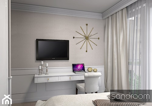 Przytulna, elegancka sypialnia - zdjęcie od sandroom