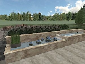 Ogród na skraju Gór Świętokrzyskich - Taras, styl nowoczesny - zdjęcie od InGarden. Projektowanie ogrodów Katarzyna Skrzyńska-Pytel