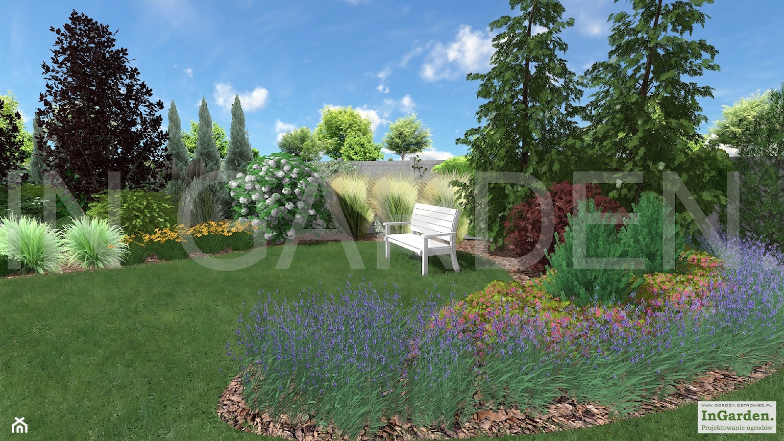 Sielski ogród z łąką kwietną i zagajnikiem - zdjęcie od InGarden. Projektowanie ogrodów Katarzyna Skrzyńska-Pytel - Homebook