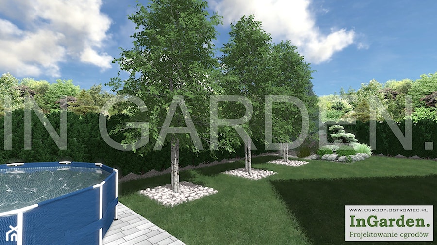 Ogród nowoczesny - zdjęcie od InGarden. Projektowanie ogrodów Katarzyna Skrzyńska-Pytel
