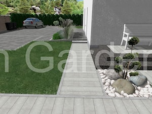 Ogród nowoczesny - zdjęcie od InGarden. Projektowanie ogrodów Katarzyna Skrzyńska-Pytel