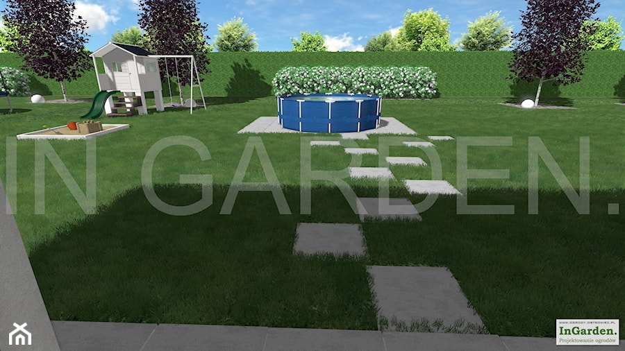 Ogród modernistyczny - zdjęcie od InGarden. Projektowanie ogrodów Katarzyna Skrzyńska-Pytel