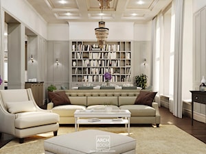 Dom w stylu art-deco - Salon, styl glamour - zdjęcie od ARCH-BOOM