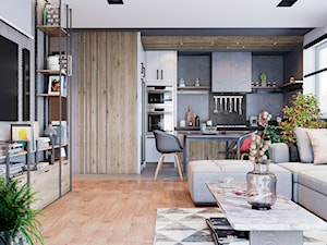 Architektura wnętrz mieszkanie w minimalistycznym stulu - zdjęcie od ARCH-BOOM