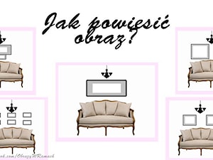 Jak powiesić obraz - Salon, styl tradycyjny - zdjęcie od RAKBISobrazy