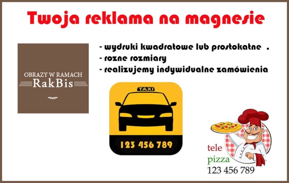 reklama na magnesie - zdjęcie od RAKBISobrazy - Homebook