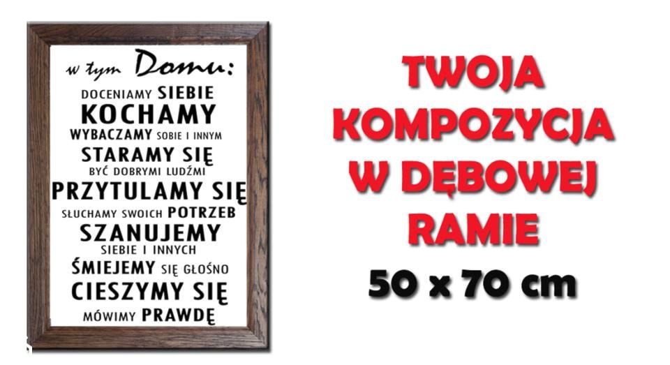 w dębowej ramie - zdjęcie od RAKBISobrazy - Homebook