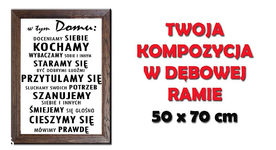 w dębowej ramie - zdjęcie od RAKBISobrazy