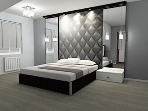 sypialnia - Sypialnia, styl nowoczesny - zdjęcie od JMproject Justyna Pietrzykowska
