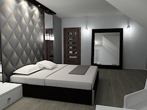 sypialnia - Sypialnia, styl nowoczesny - zdjęcie od JMproject Justyna Pietrzykowska
