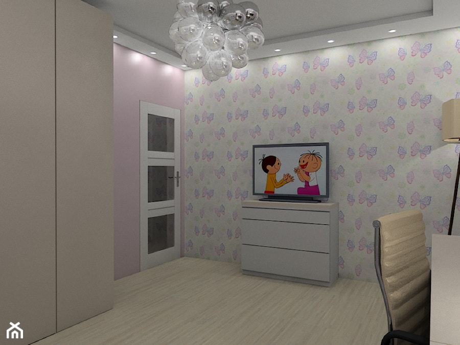 pokoj dziewczynki - Pokój dziecka, styl glamour - zdjęcie od JMproject Justyna Pietrzykowska