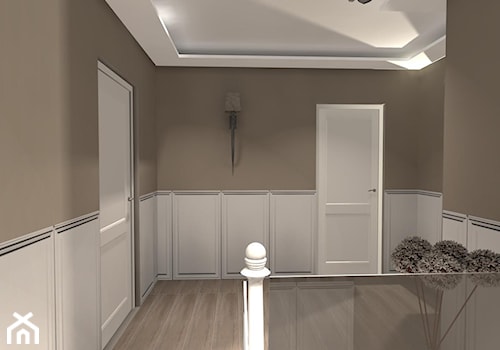 ak home design projekty - Średni brązowy hol / przedpokój, styl tradycyjny - zdjęcie od ak home design