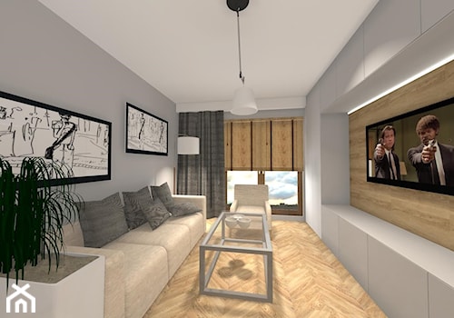 ak home design projekty - Salon, styl skandynawski - zdjęcie od ak home design