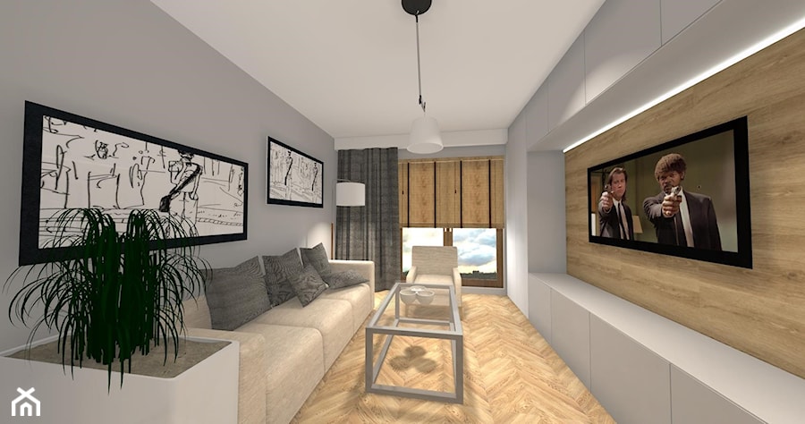 ak home design projekty - Salon, styl skandynawski - zdjęcie od ak home design