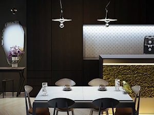 Walencja projekt kuchni i jadalni w stylu modernistycznym - zdjęcie od smartdekor