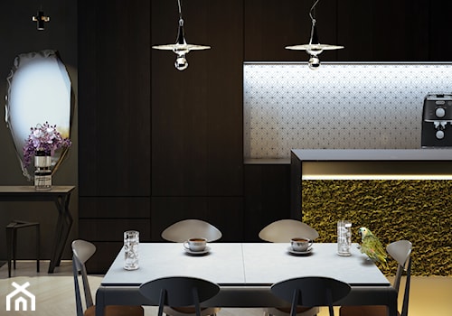 Walencja projekt kuchni i jadalni w stylu modernistycznym - zdjęcie od smartdekor