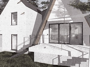 dom brda+ - Domy, styl nowoczesny - zdjęcie od OCA architekci