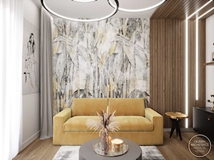 Eleganckie i przestronne wnętrze domu - Biuro, styl nowoczesny - zdjęcie od DEZEEN ARCHITEKCI Natalia Pęcka