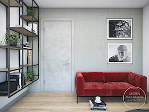 Mieszkanie w stylu industrialnym - Biuro, styl nowoczesny - zdjęcie od DEZEEN ARCHITEKCI Natalia Pęcka