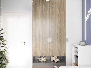 Wnętrze domu z drewnianymi elementami - Pokój dziecka, styl nowoczesny - zdjęcie od DEZEEN ARCHITEKCI Natalia Pęcka