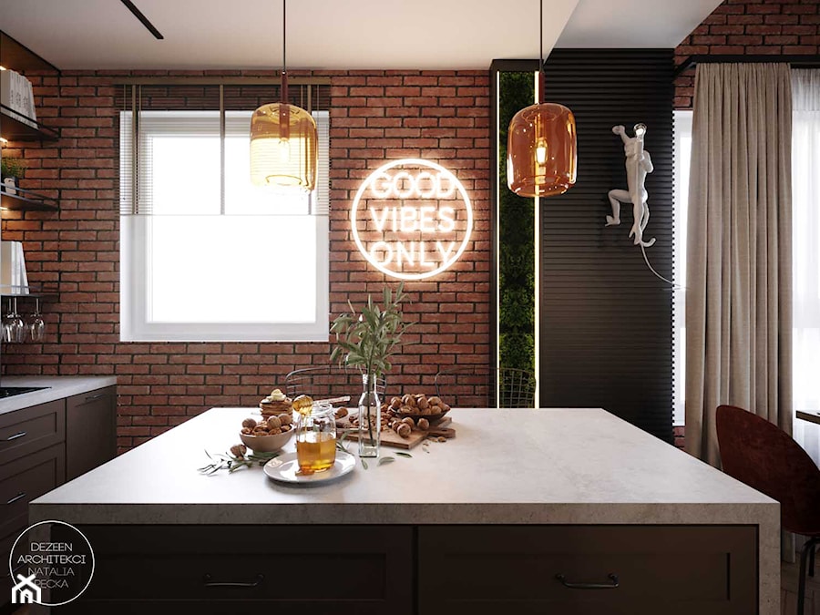 Dom w industrialnym klimacie - Kuchnia, styl nowoczesny - zdjęcie od DEZEEN ARCHITEKCI Natalia Pęcka