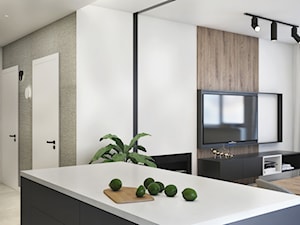 Mieszkanie z klimatyczną sypialnią - Jadalnia, styl minimalistyczny - zdjęcie od DEZEEN ARCHITEKCI Natalia Pęcka
