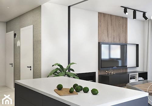 Mieszkanie z klimatyczną sypialnią - Jadalnia, styl minimalistyczny - zdjęcie od DEZEEN ARCHITEKCI Natalia Pęcka