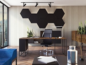 Biuro w nowoczesnym stylu - Biuro, styl nowoczesny - zdjęcie od DEZEEN ARCHITEKCI Natalia Pęcka